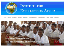 Tablet Screenshot of excellenceafrica.org
